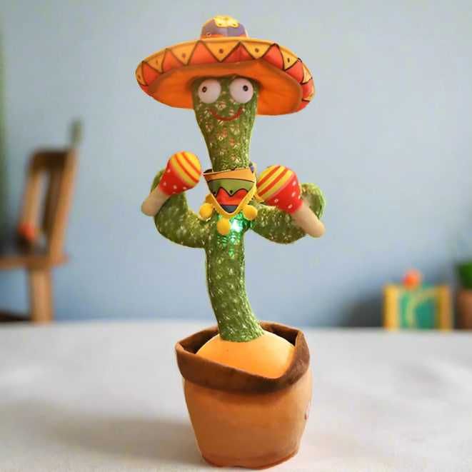 Игрушка танцующий кактус с маракасами