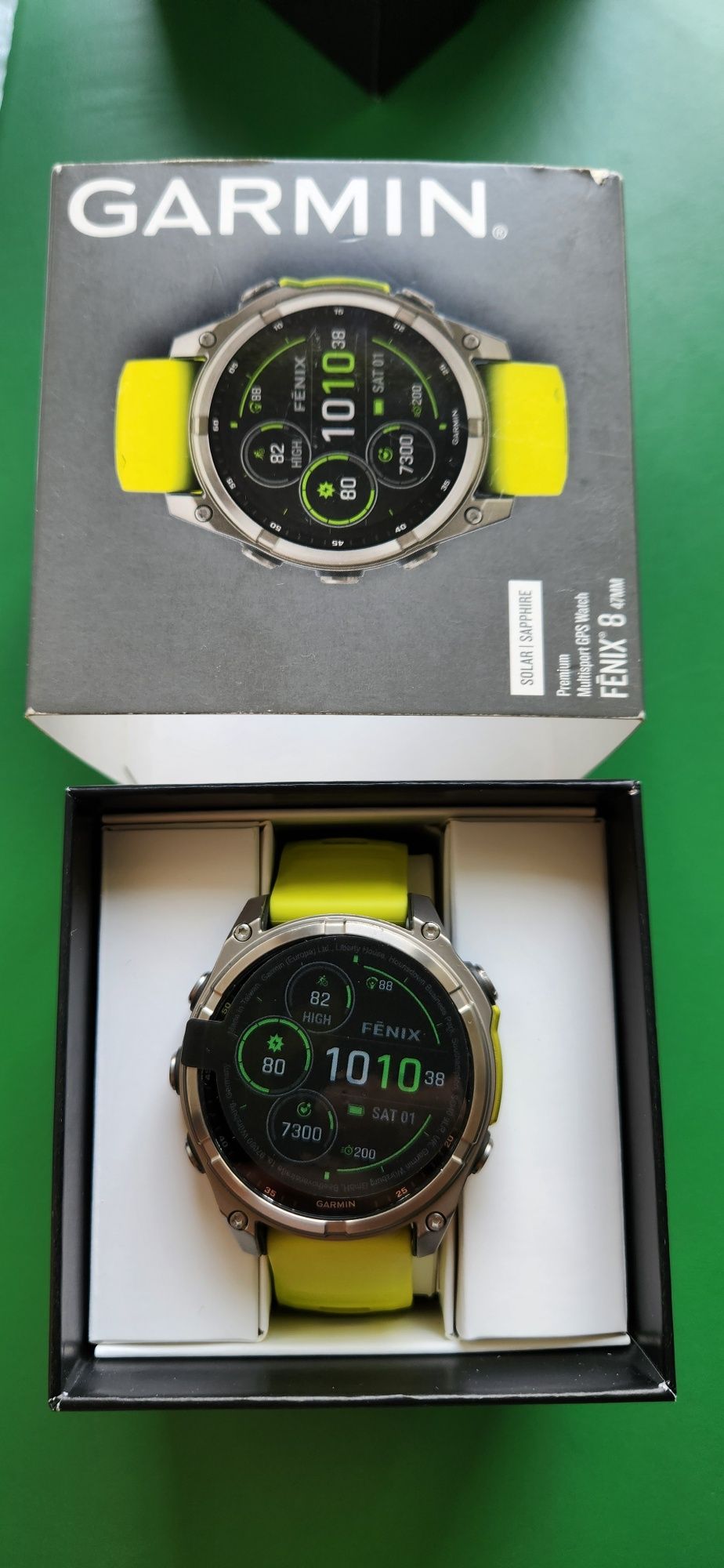 Ceas garmin fenix 8 47mm premium solar