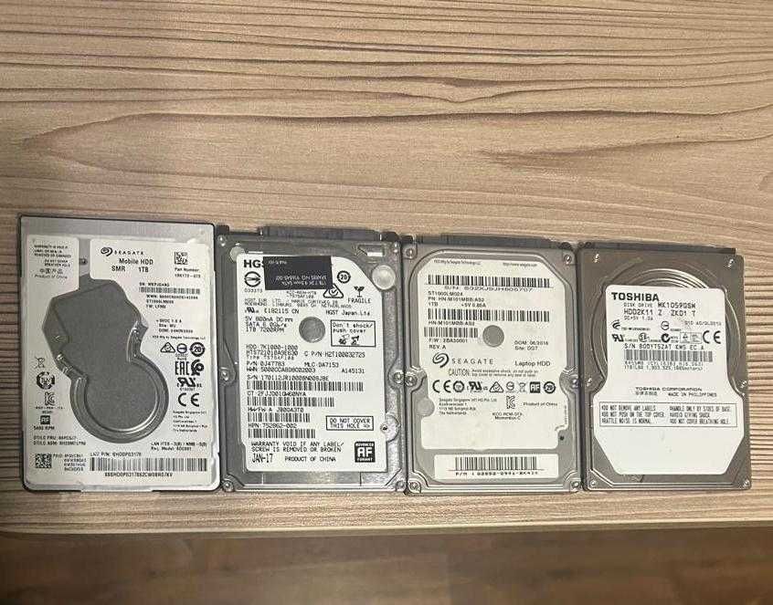 Жесткие диски 2,5 дюйма фактор на 1 Тб