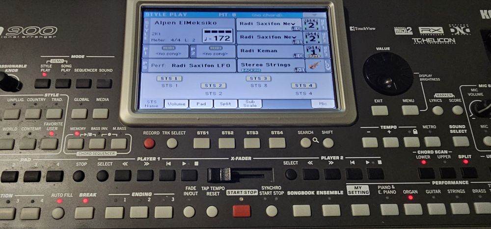 Информация/Сетове за клавири Korg на флашка