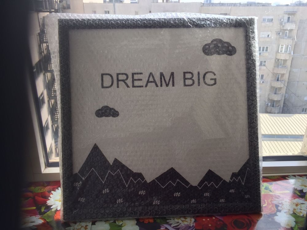 tablou decorativ “dream big”