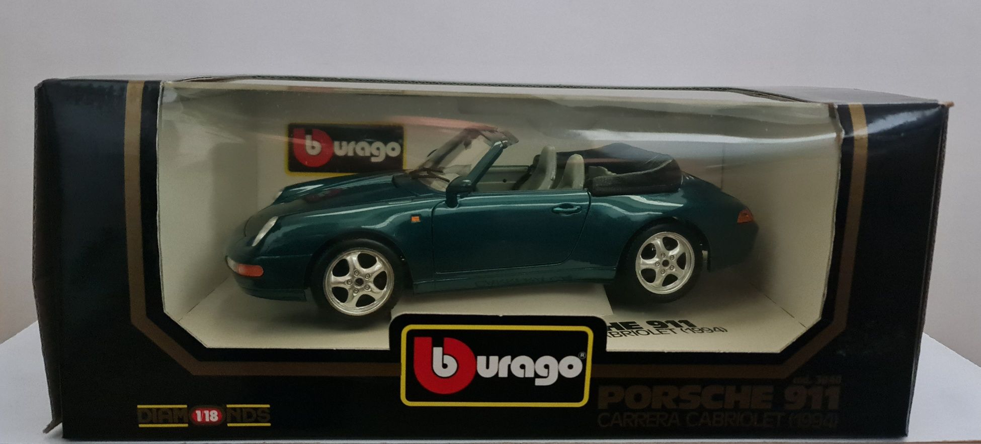 CABRIOLET CORVETTE ( 1957 ) MAISTO PORSCHE 911 Bburago Italy 1.18 м.