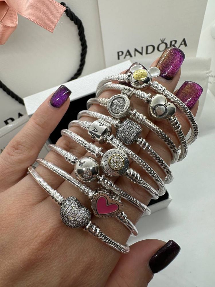 Браслет ПАНДОРА PANDORA серебро 925