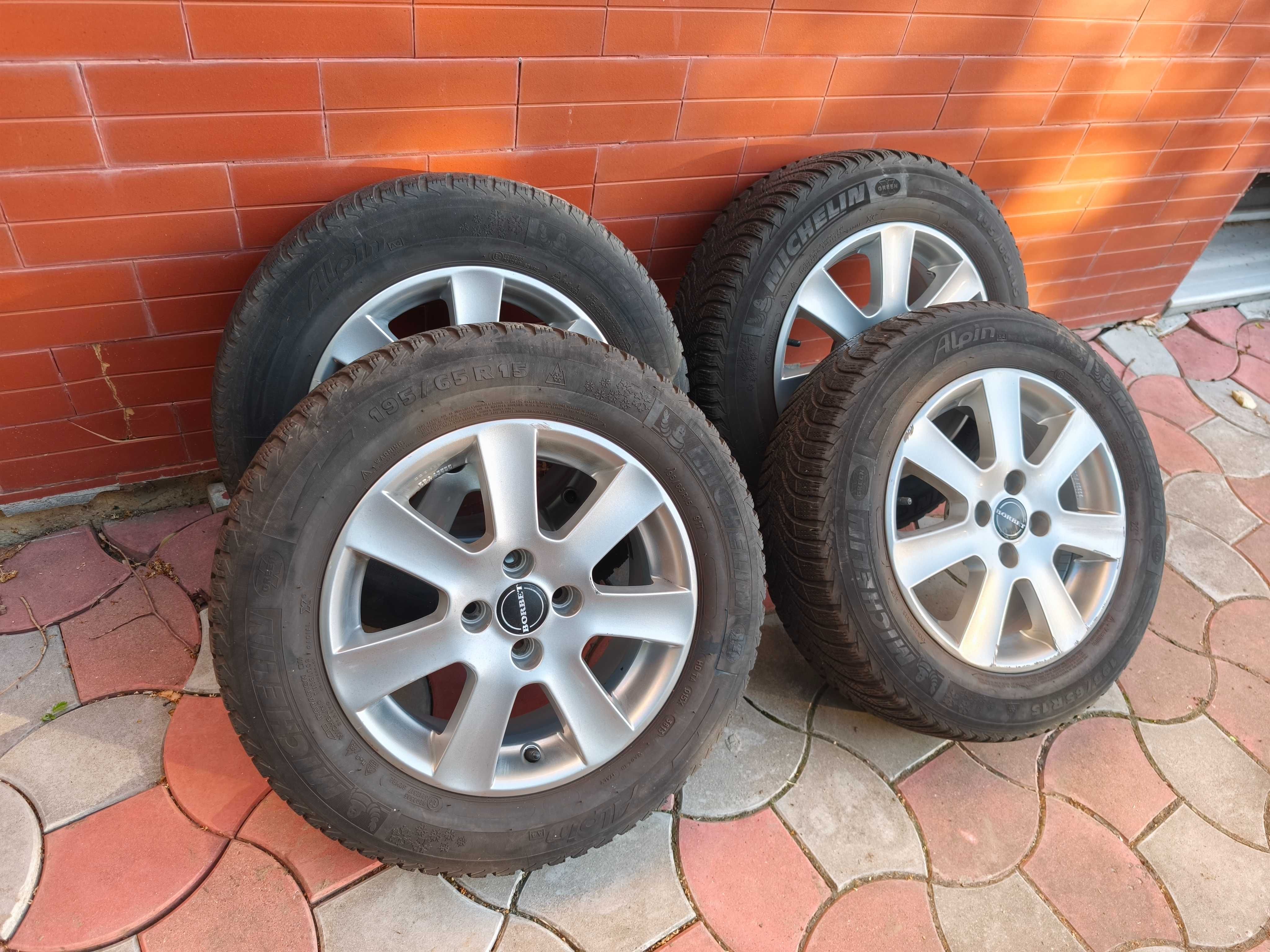 Jante aliaj  Dacia Logan/Sandero/Lodgy 195/65/R15 Michelin -M+S /iarna