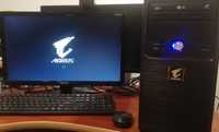PC Gaming desktop i5 gen11 ATI Radeon VaporX NVMe 512+monitor