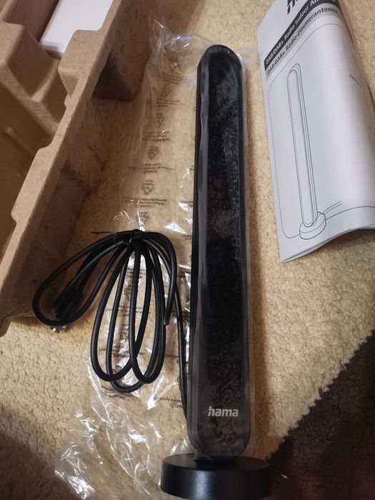 Антена за радио тунер, FM, DAB, DAB+активна, усилвател 30 dB