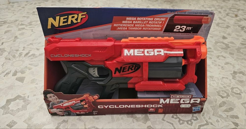 NERF Мега бластер/ Циклон