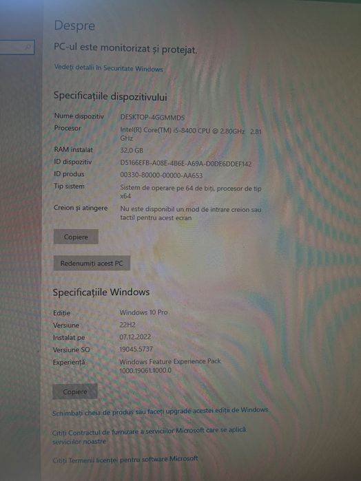 PC Gaming + 2 monitoare noi