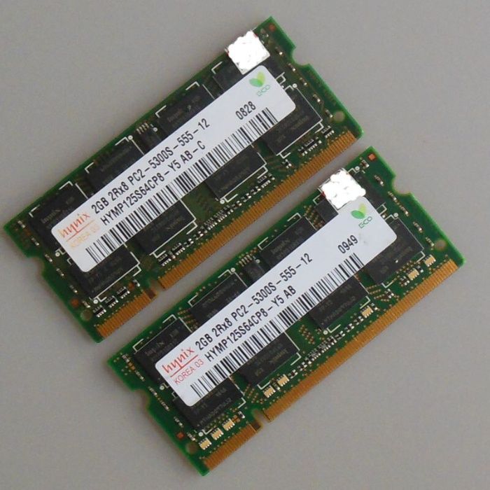 НОВА 4GB DDR2 (2х 2GB DDR2) SODIMM Рам Памети RAM за лаптопи и компютр