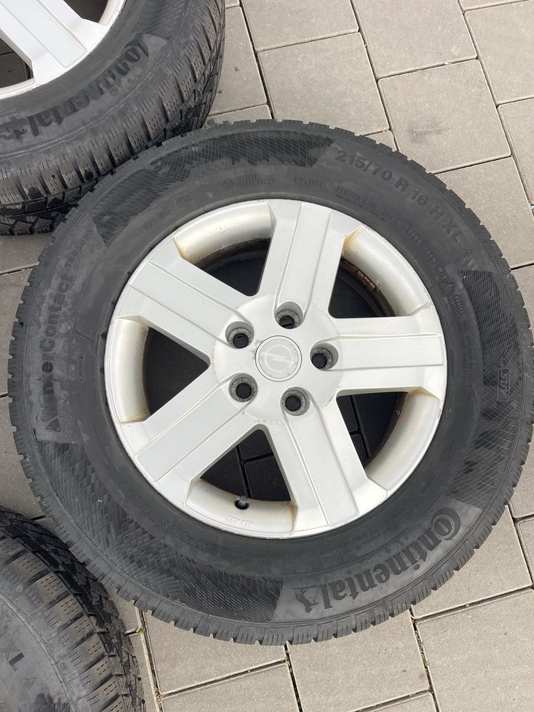 Алуминиеви джанти Irmscher със зимни гуми Continental 215/70 R16 H XL