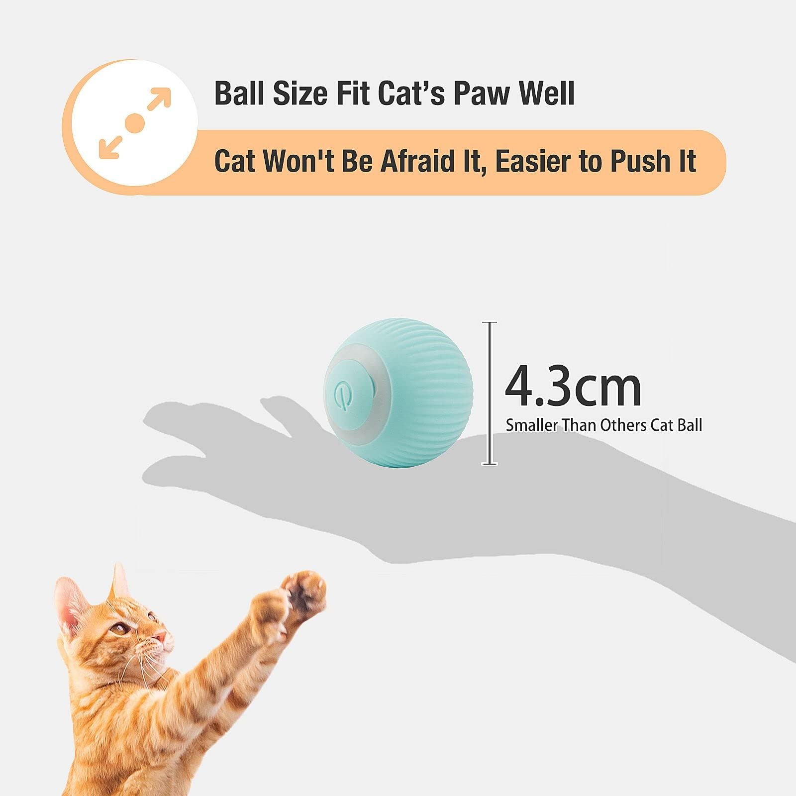 Интерактивна Играчка за котки Pet Gravity ball 360° Самовъртяща се гра