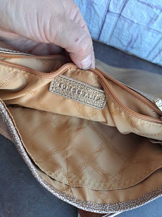 дамска  чанта,Longchamp,малка кожена чантичка-естествена кожа