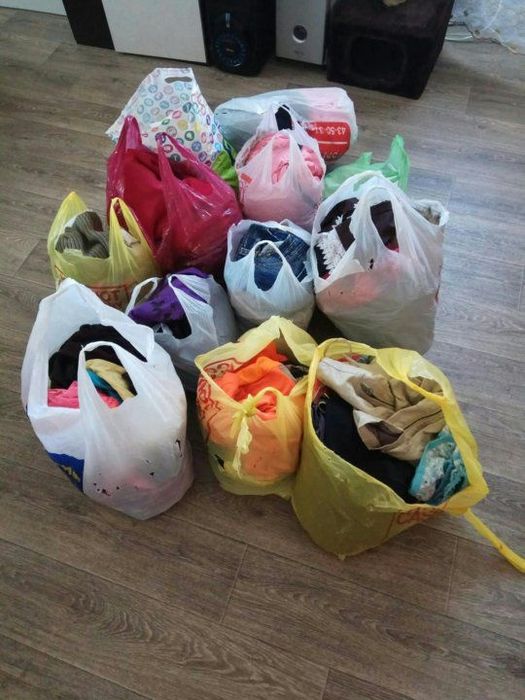 10 пакетов одежда