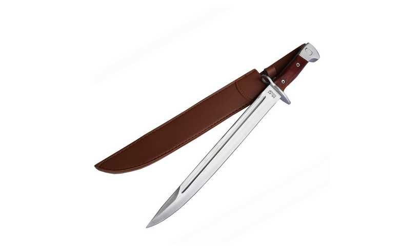 Cutit baioneta inscriptionat AK 47 28 / 35 / 42 cm teaca Vanatoare