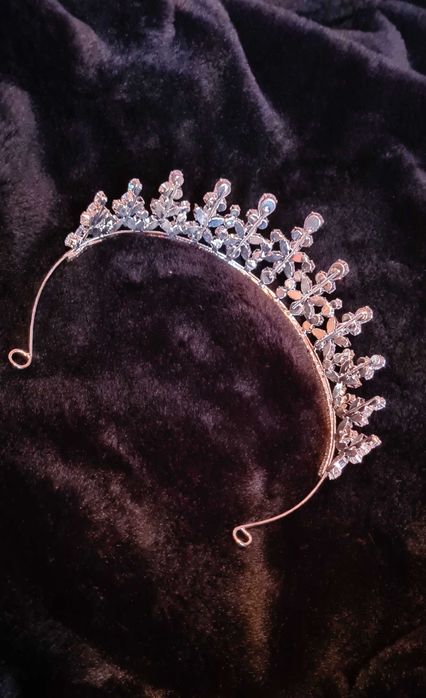 Diademă placată cu argint