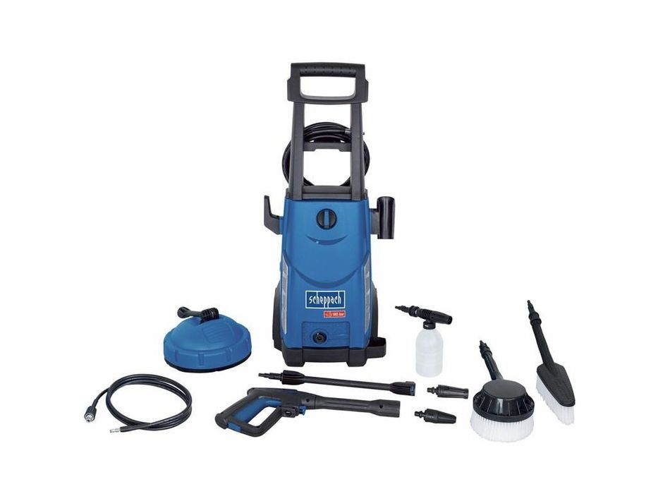 Aparat de spalat cu presiune + 8 accesorii HCE2400 Scheppach SCH59077