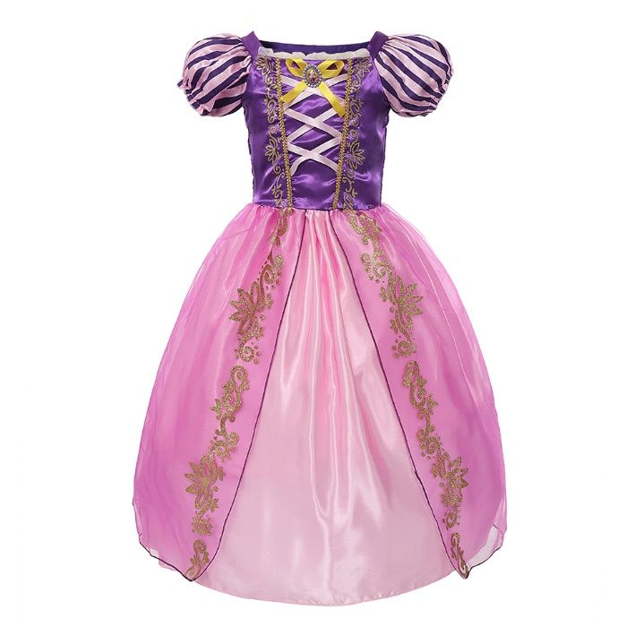 Rochie rochita Rapunzel NOUA de carnaval 3,4 5 6 ani