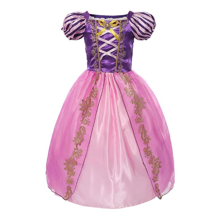 Rochie rochita Rapunzel NOUA de carnaval 3,4 ani