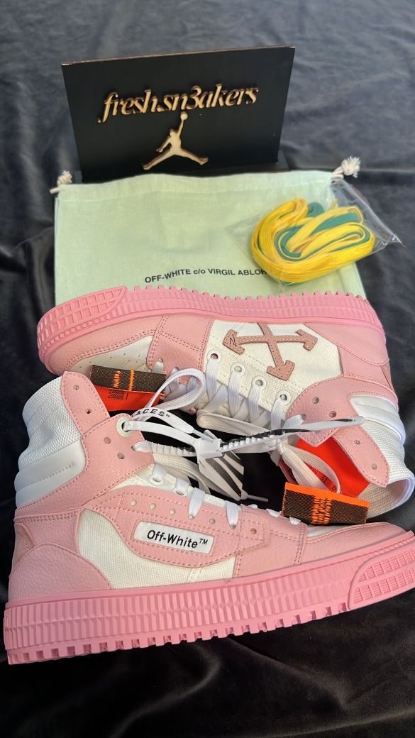 Off White Court 3.0 Pink (in stoc)