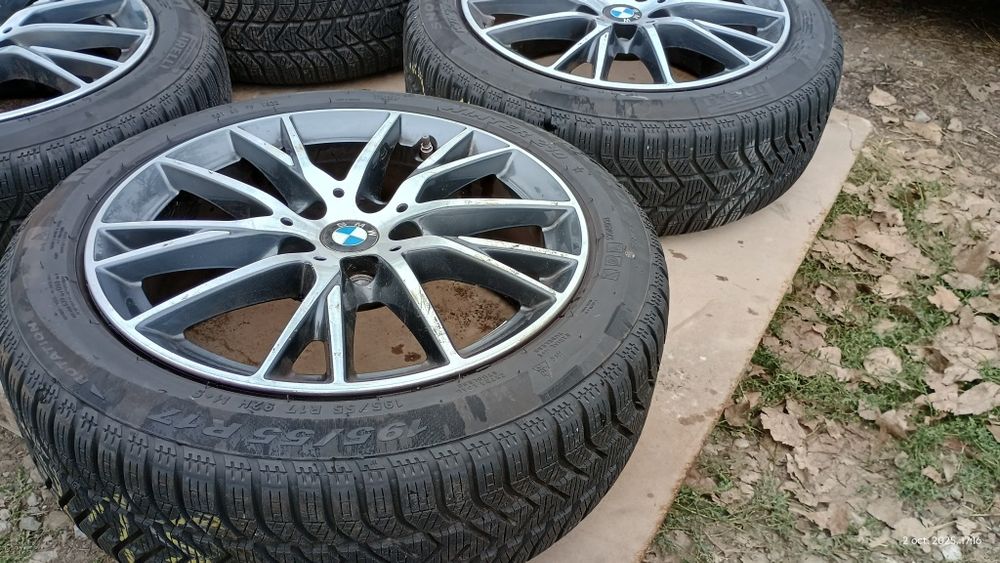 Jante Bmw 5x112 Seria 1 F40  Seria 2 F44 F46 Anvelope 195 55 R17 M+S