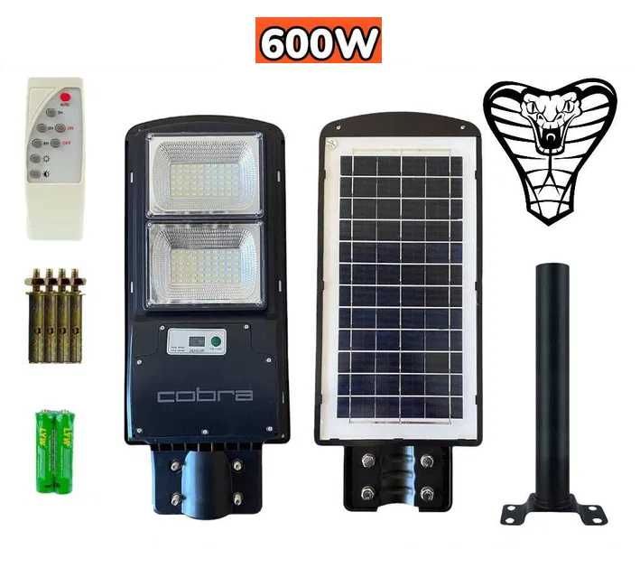 LED Соларна лампа 600W 900W 1200W Cobra Соларно осветление