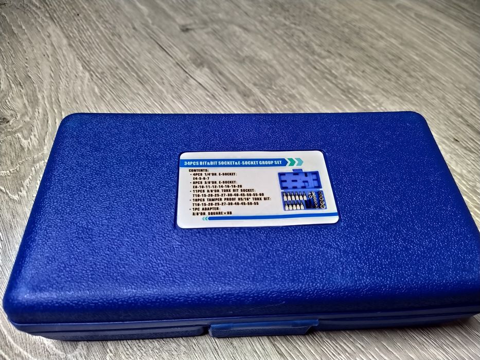 Trusa Chei TORX SI TUBULARE PROFIL E 3/8 34 PIESE, Chrome Vanadium
