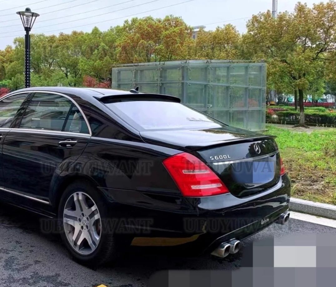 Спойлер  багажника для мерседес w221 s класс.