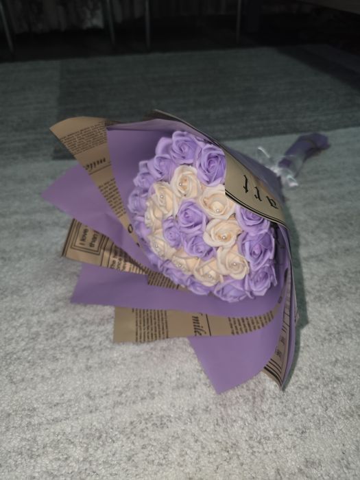 Buchet flori de săpun