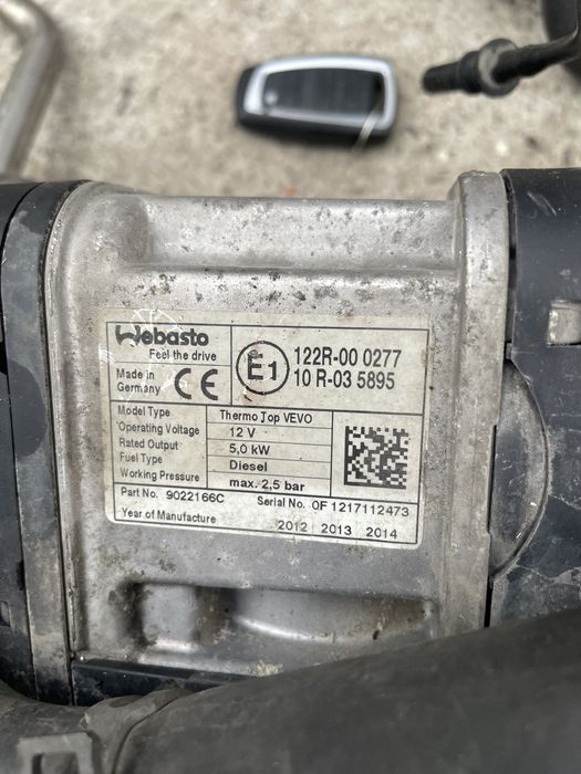 Печка Вебасто БМВ Ф01 (webasto bmw f01)