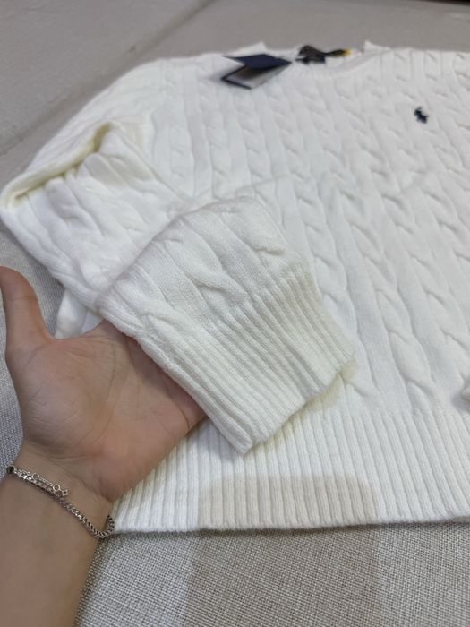 Pulover Polo Ralph Lauren - alb, marimea S