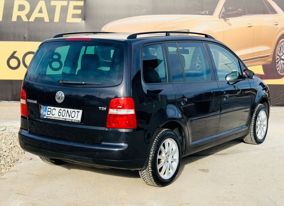 VW Touran, 1.9 TDI, 2006, 267.000 km, RATE CU BULETINUL,  AVANS 0