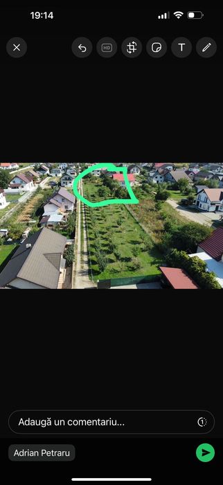 Teren vânzare 489mp Burdujeni