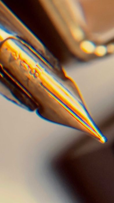 Stilou Waterman C/F peniță de aur 18K