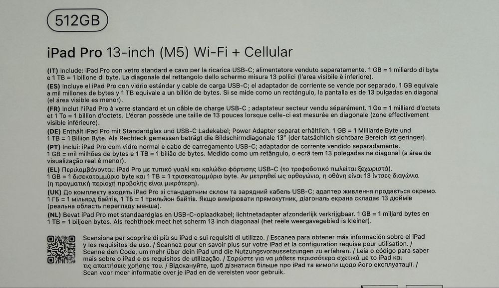 НЕОТВАРЯН | iPad Pro M5 13-inch 512GB Cellular