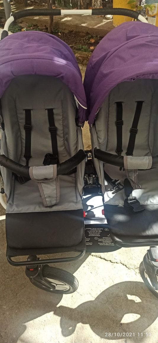 Количка за близнаци Mikado Twin 2в1.
