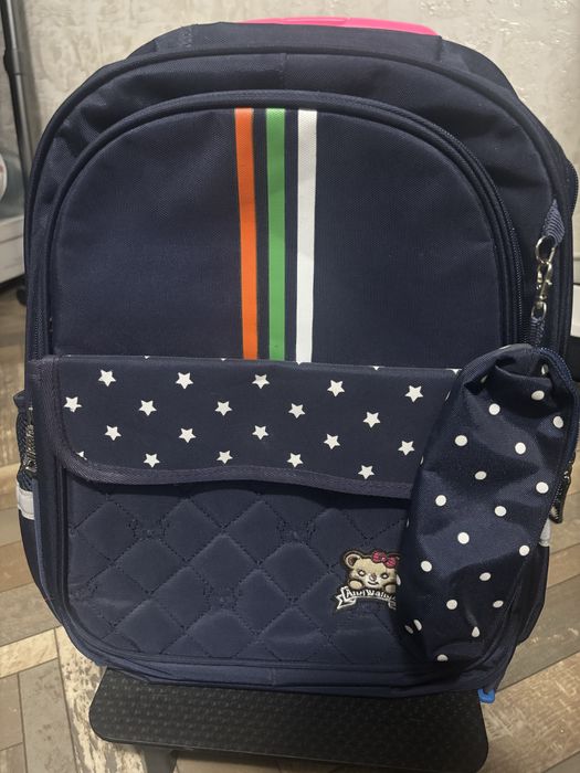 детский рюкзак синего цвета новый