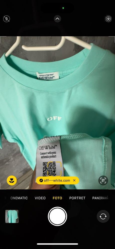 Tricou OFF white Premium oversize