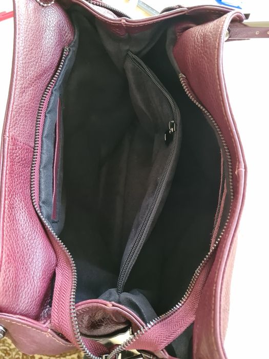 Продава чанта на Vera от естествена кожа