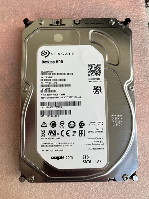 Hard disk PC sata 2 Terra  Seagate
