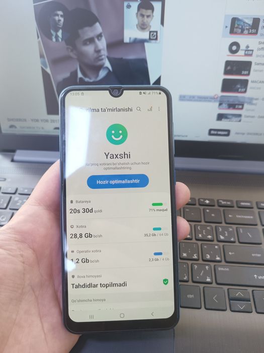 Samsung a50 4/64 gb ideyal aybi yoq