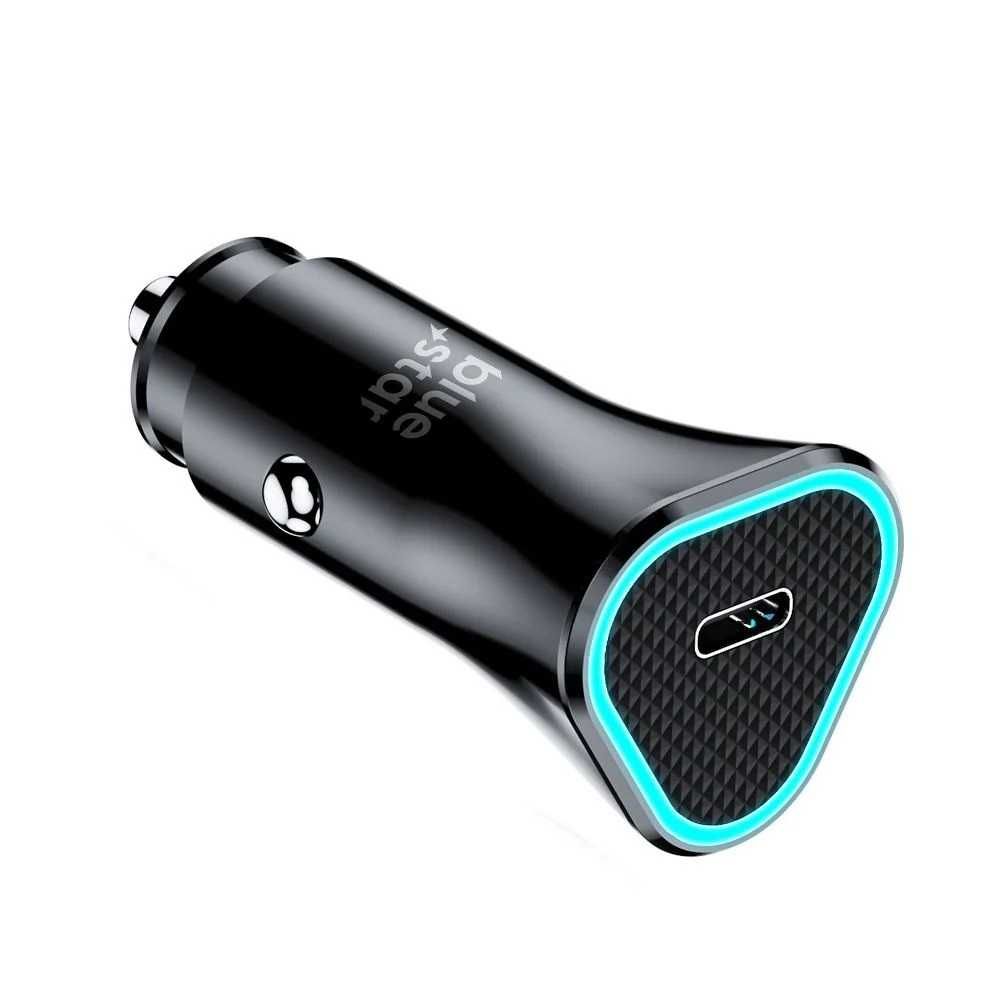 Зарядно за автомобил BLUE STAR Type C 3A-20W PD QuickCharge 3.0 AFC