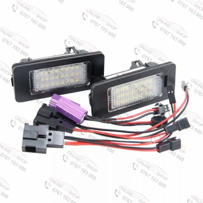 Set Lampa Led numar pt Audi Q5, A4, A5, A6 Q3, TT