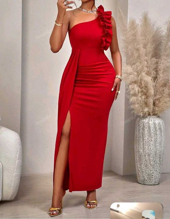Rochie rosie de seara