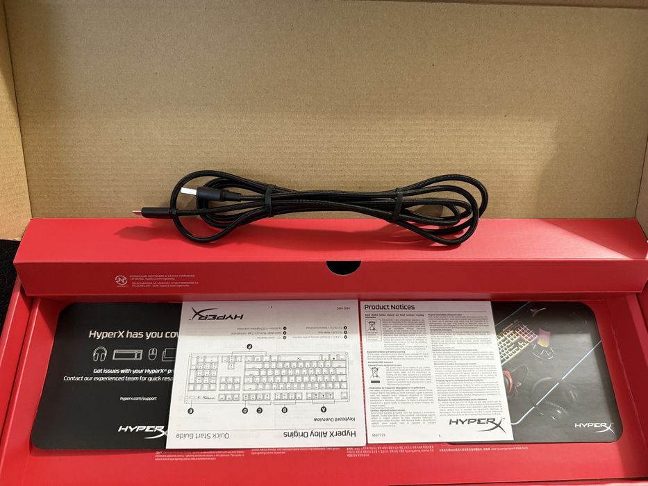 Vand tastatura mecanica hyperx alloy origins