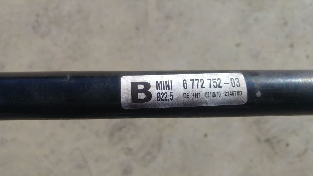 bara stabilizatoare torsiune mini cooper s r56 6772752-03