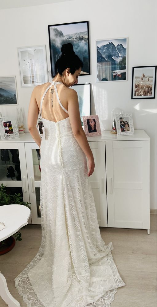 Rochie de mireasa La Novia, model Lavenda, măsura S-M