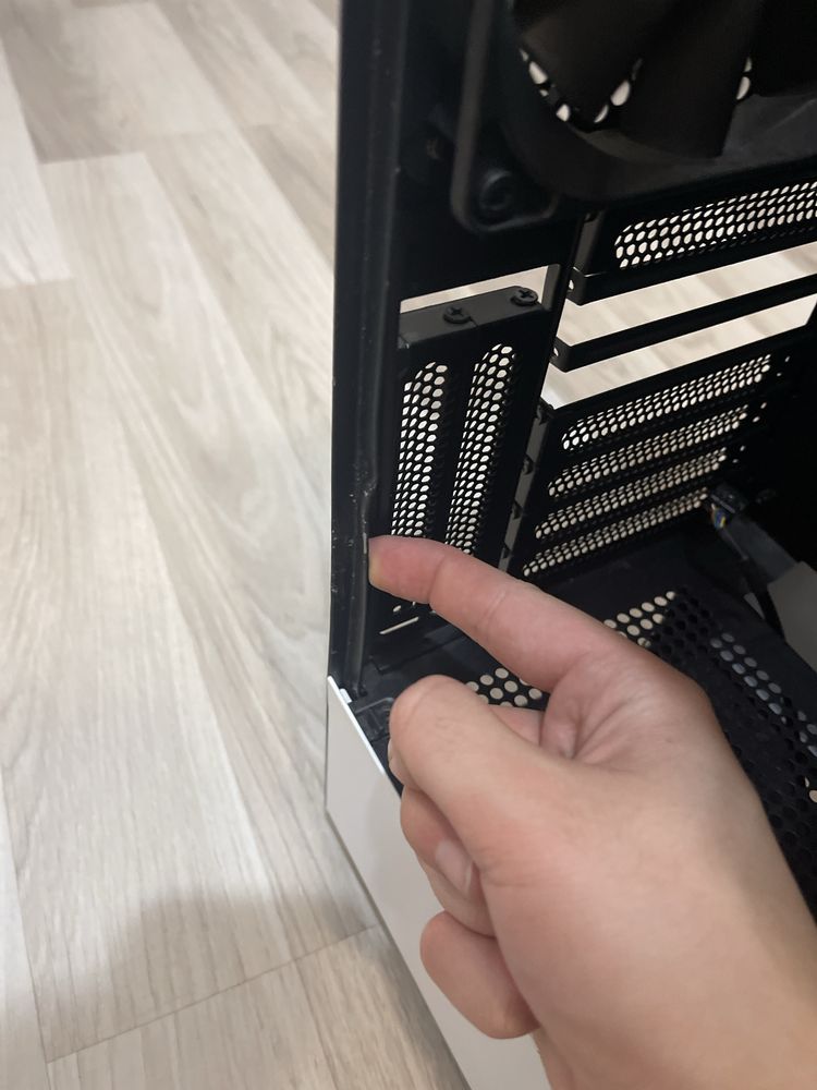 Carcasa PC NZXT H510 Elite Matte White, Middle Tower cu mic defect