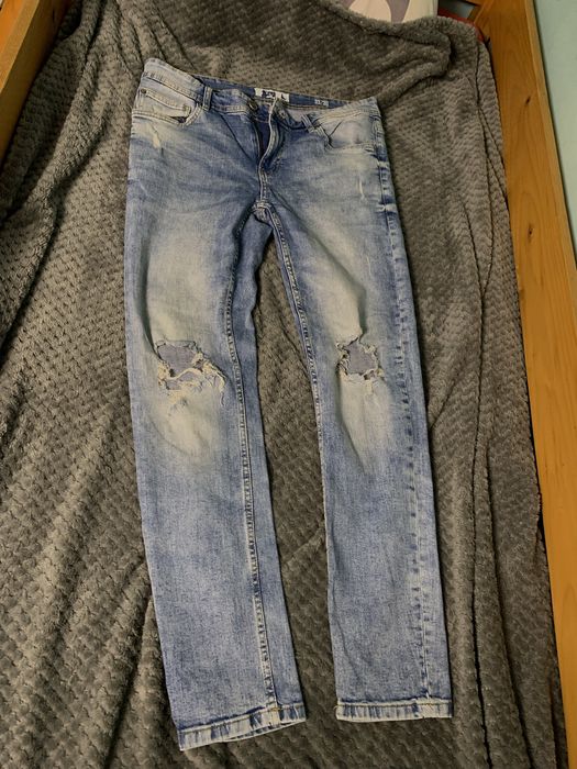 Blugi Albastri Rupti New Yorker