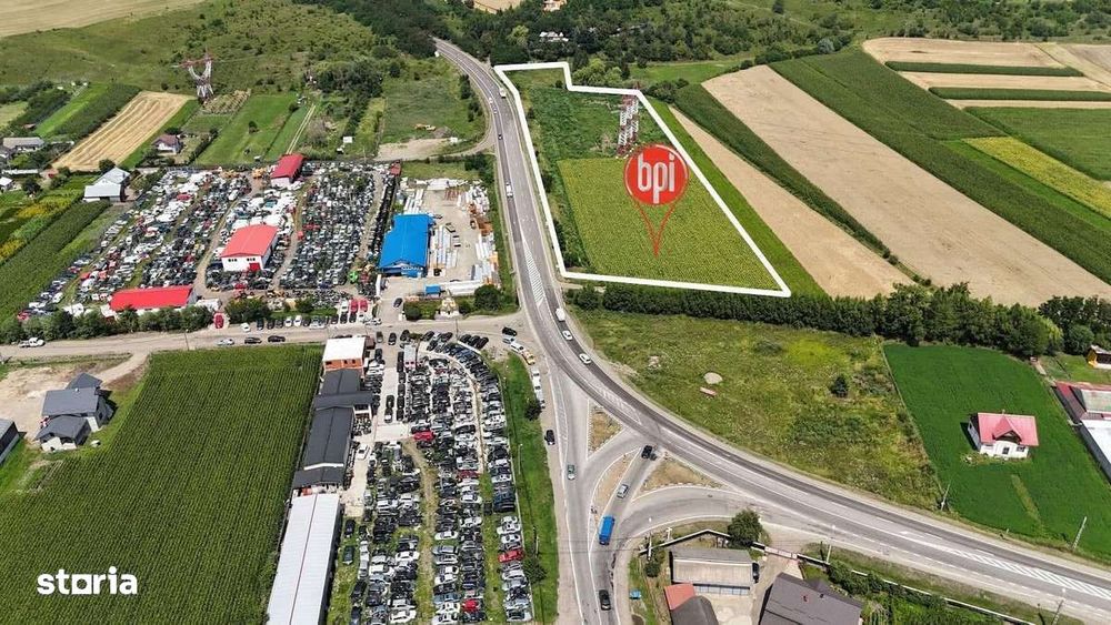 DE VANZARE 18.978mp teren intravilan cu deschidere mare la E85