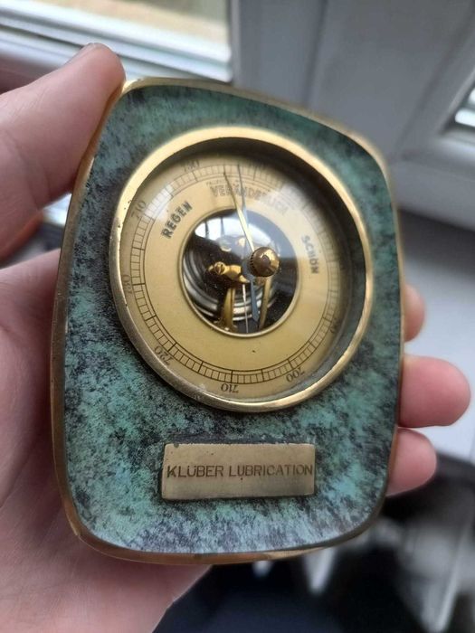 Barometru  Barometer Regen Veränderlich Schön Weather Station 1960s